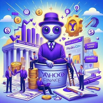 Screenshot of Yahoo Finance homepage showing key financial tools and tips, including stock market data, investment advice, and financial news.