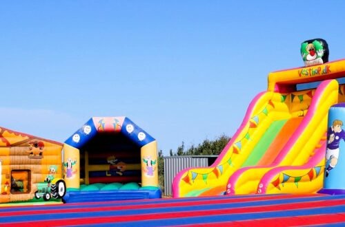 inflatable slip and slide